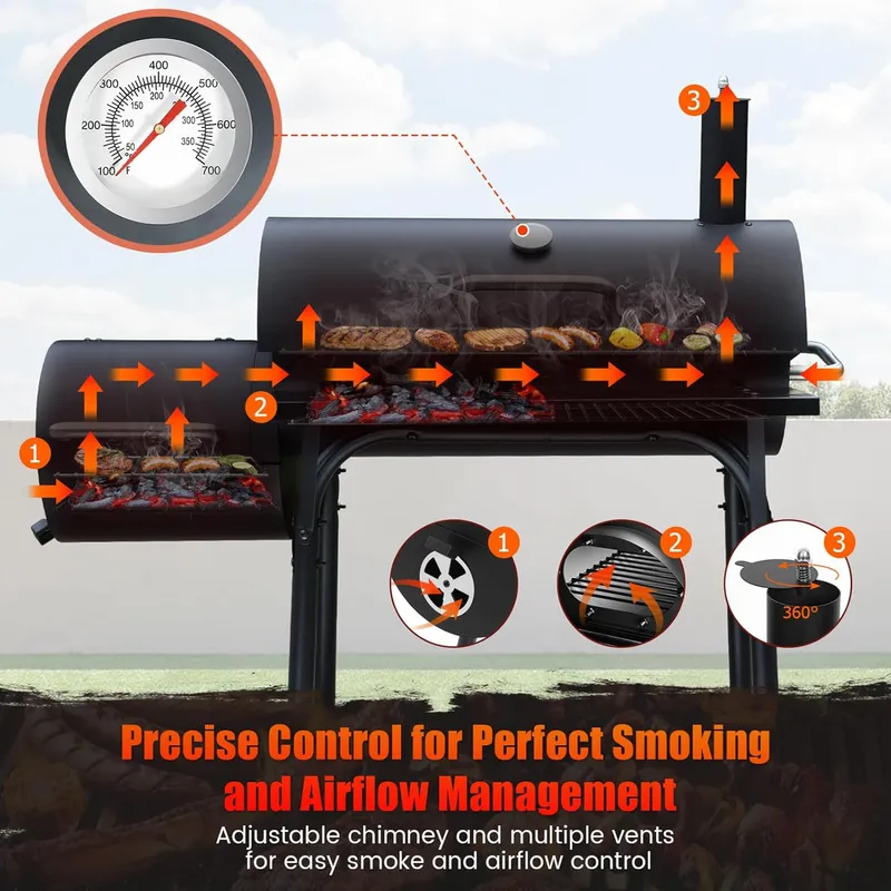 Realcook Charcoal Grills Smokers
